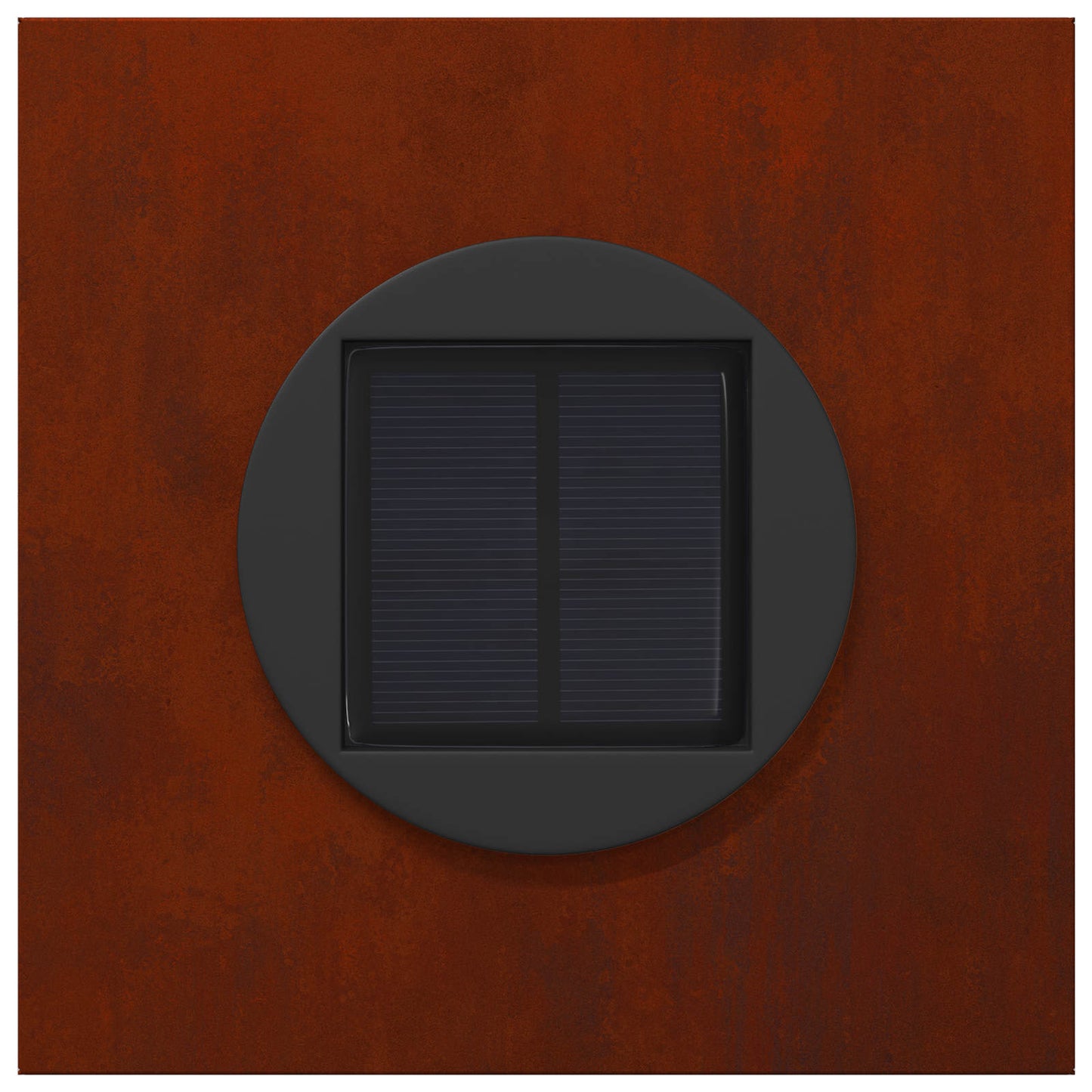 vidaXL Solar LED Pathway Light 2 pcs Rusty Weathering Steel