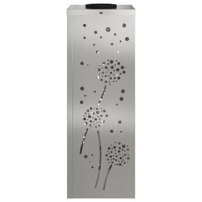 vidaXL Solar LED Pathway Light 2 pcs Silver Stainless Steel