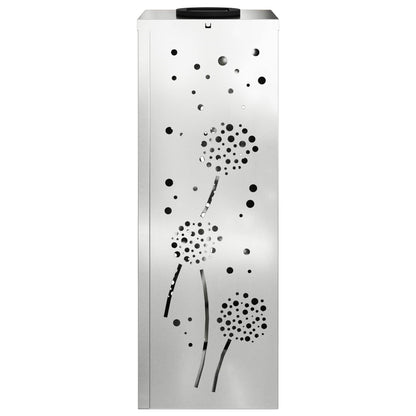vidaXL Solar LED Pathway Light 2 pcs Silver Galvanized Steel