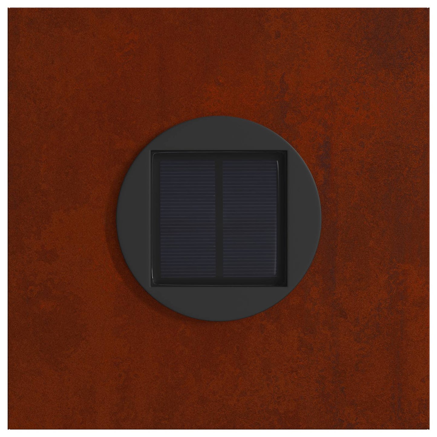vidaXL Solar LED Pathway Light 2 pcs Rusty Weathering Steel