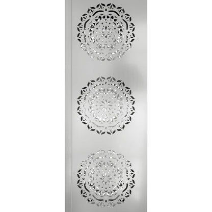 vidaXL Solar LED Pathway Light 2 pcs Silver Galvanized Steel