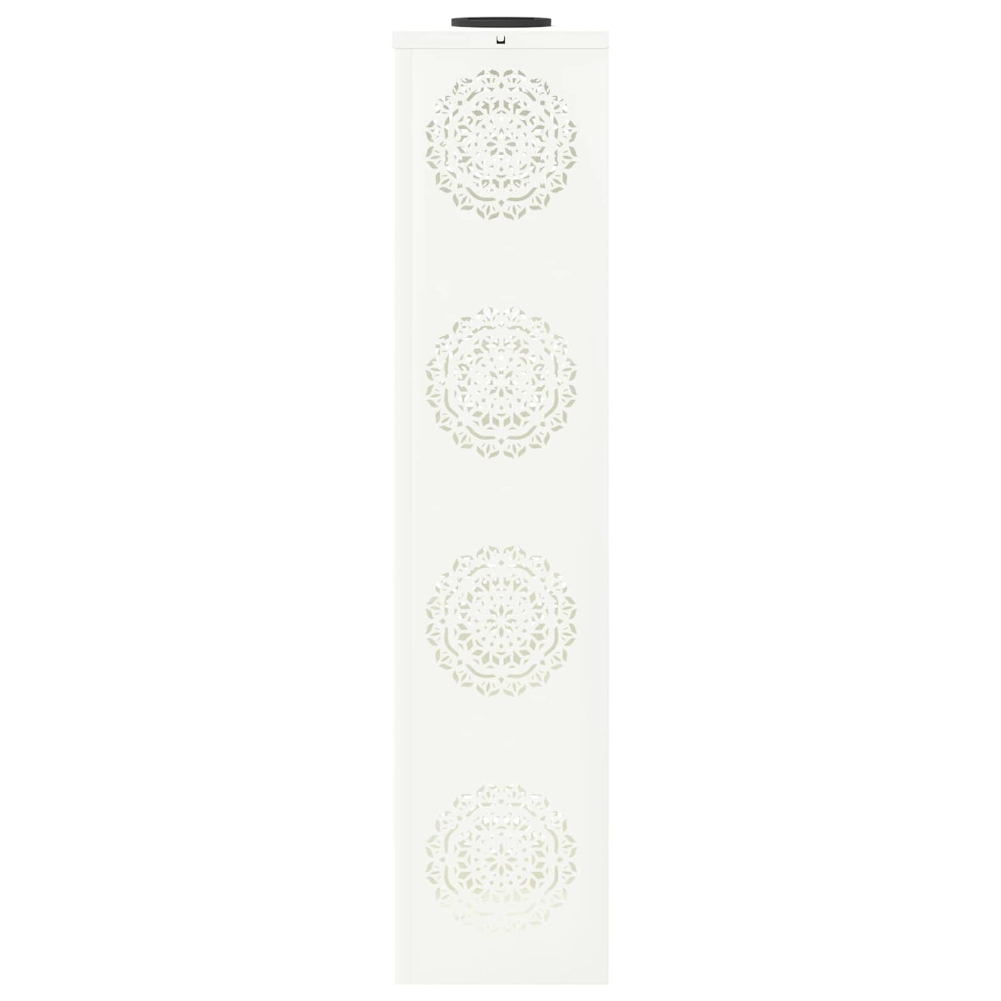 vidaXL Solar LED Pathway Light 2 pcs White Cold Rolled Steel