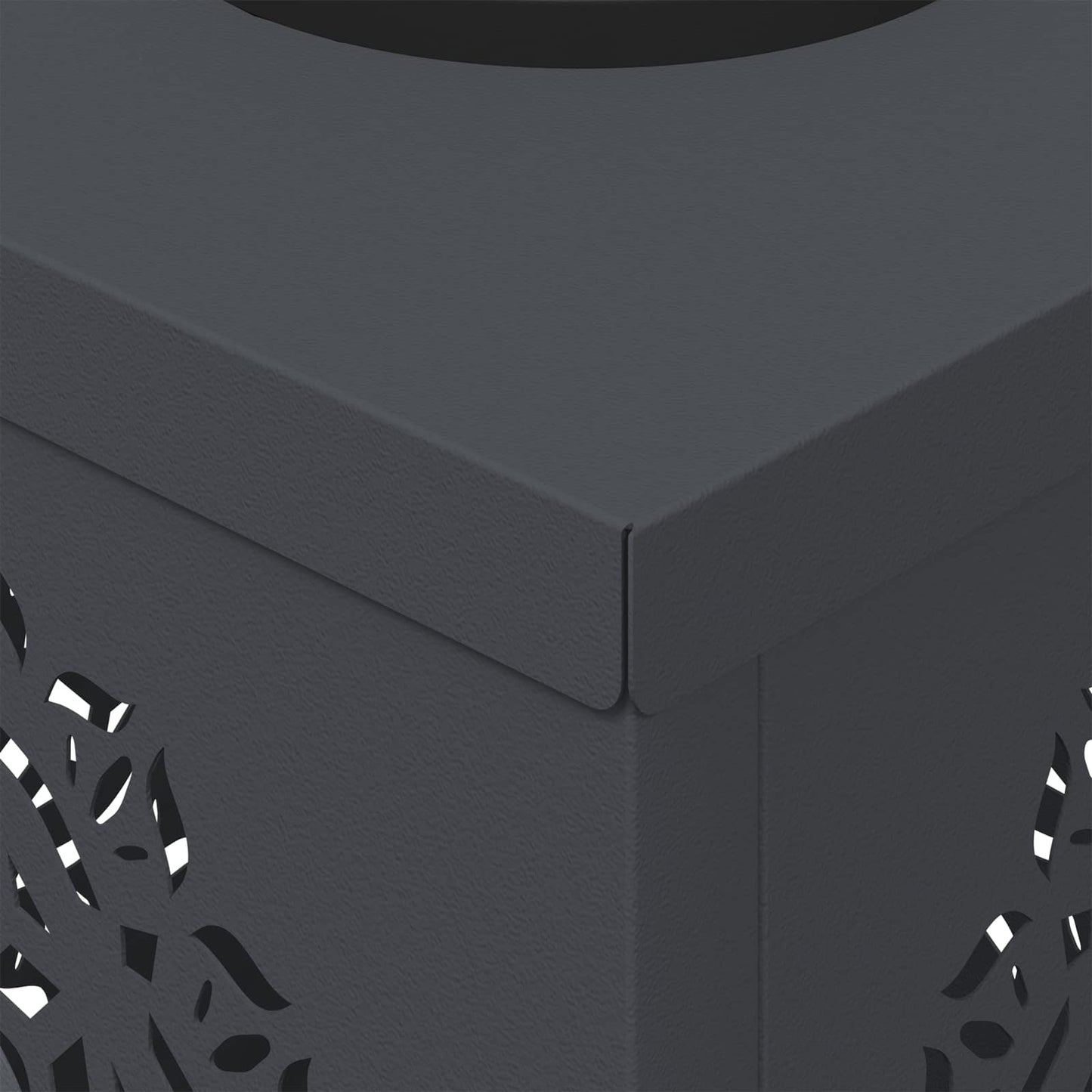 vidaXL Solar LED Pathway Light 2 pcs Anthracite Cold Rolled Steel
