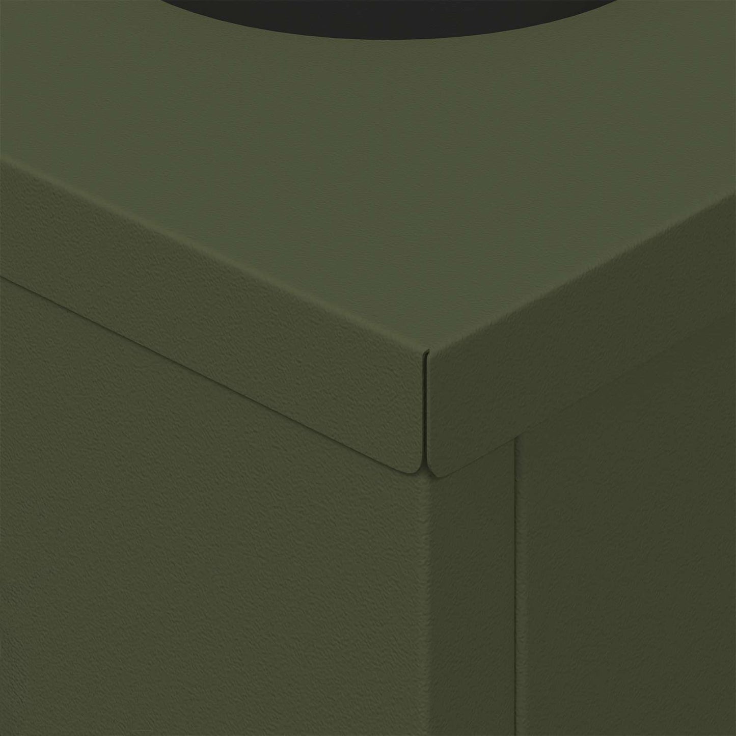 vidaXL Solar LED Pathway Light 2 pcs Olive Green Cold Rolled Steel
