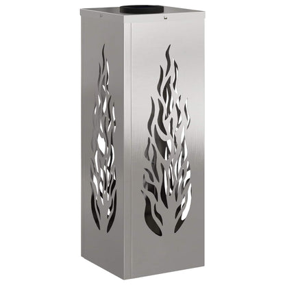 vidaXL Solar LED Pathway Light 2 pcs Silver Stainless Steel