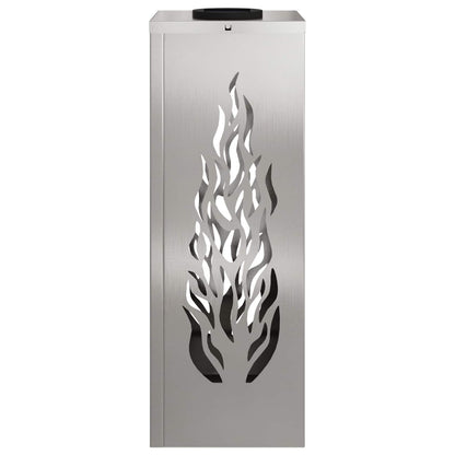 vidaXL Solar LED Pathway Light 2 pcs Silver Stainless Steel