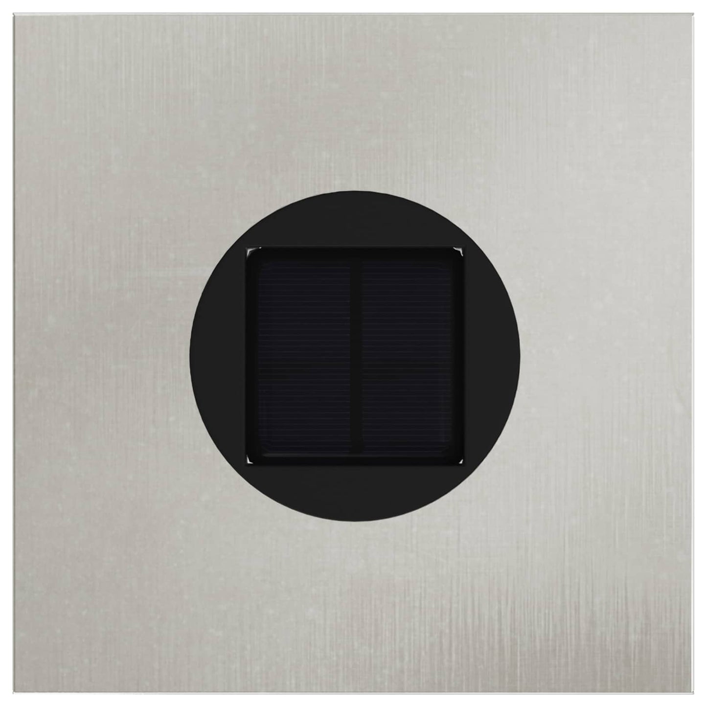 vidaXL Solar LED Pathway Light 2 pcs Silver Stainless Steel