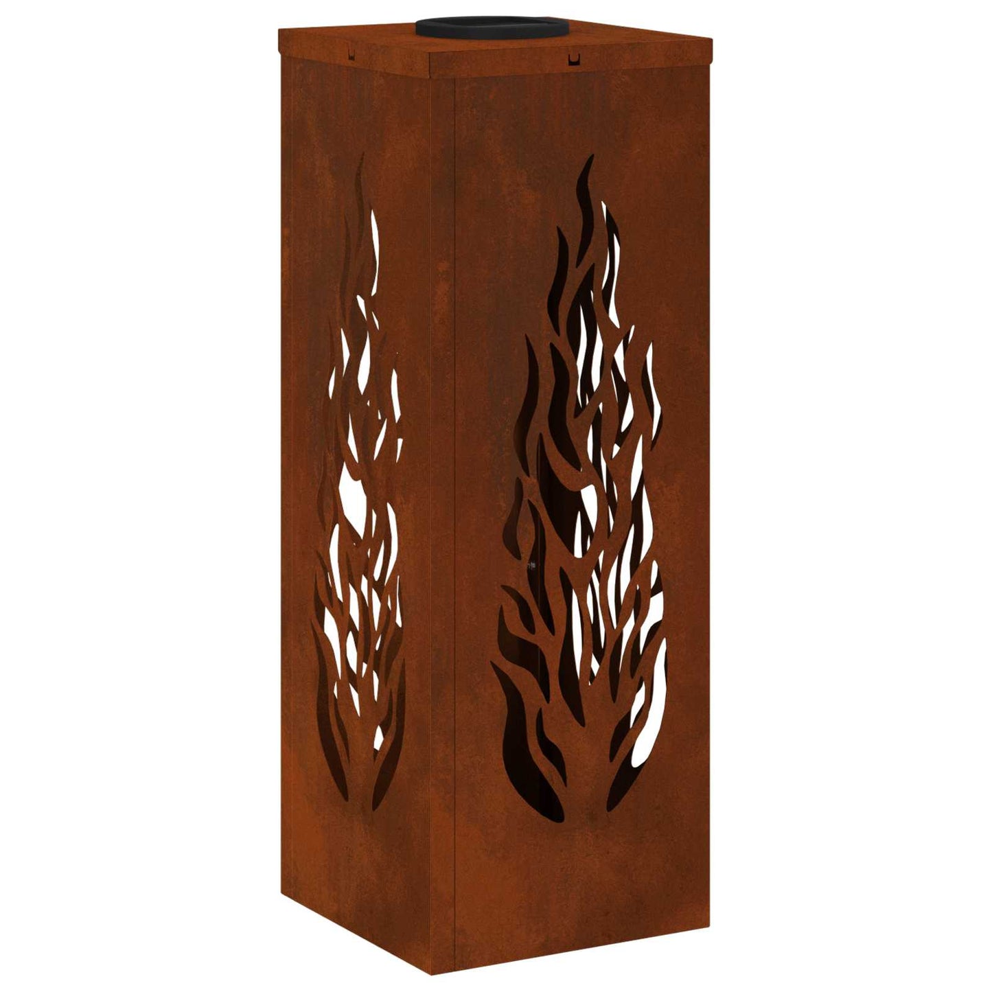 vidaXL Solar LED Pathway Light 2 pcs Bronze Weathering Steel
