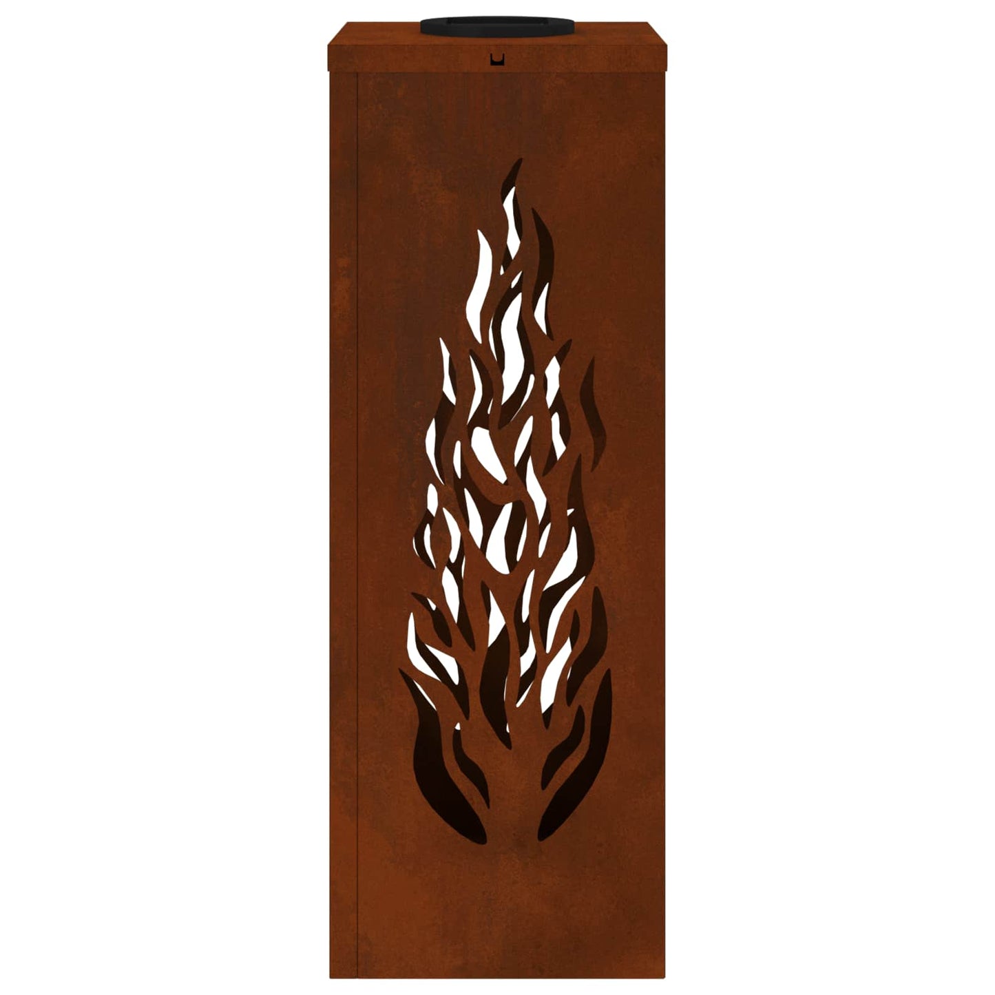 vidaXL Solar LED Pathway Light 2 pcs Bronze Weathering Steel