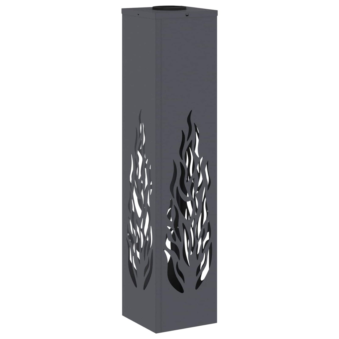 vidaXL Solar LED Pathway Light 2 pcs Anthracite Cold Rolled Steel