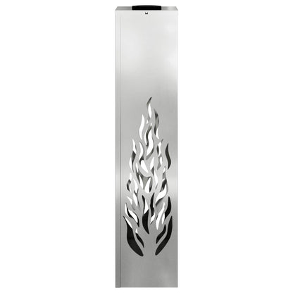 vidaXL Solar LED Pathway Light 2 pcs Silver Galvanized Steel