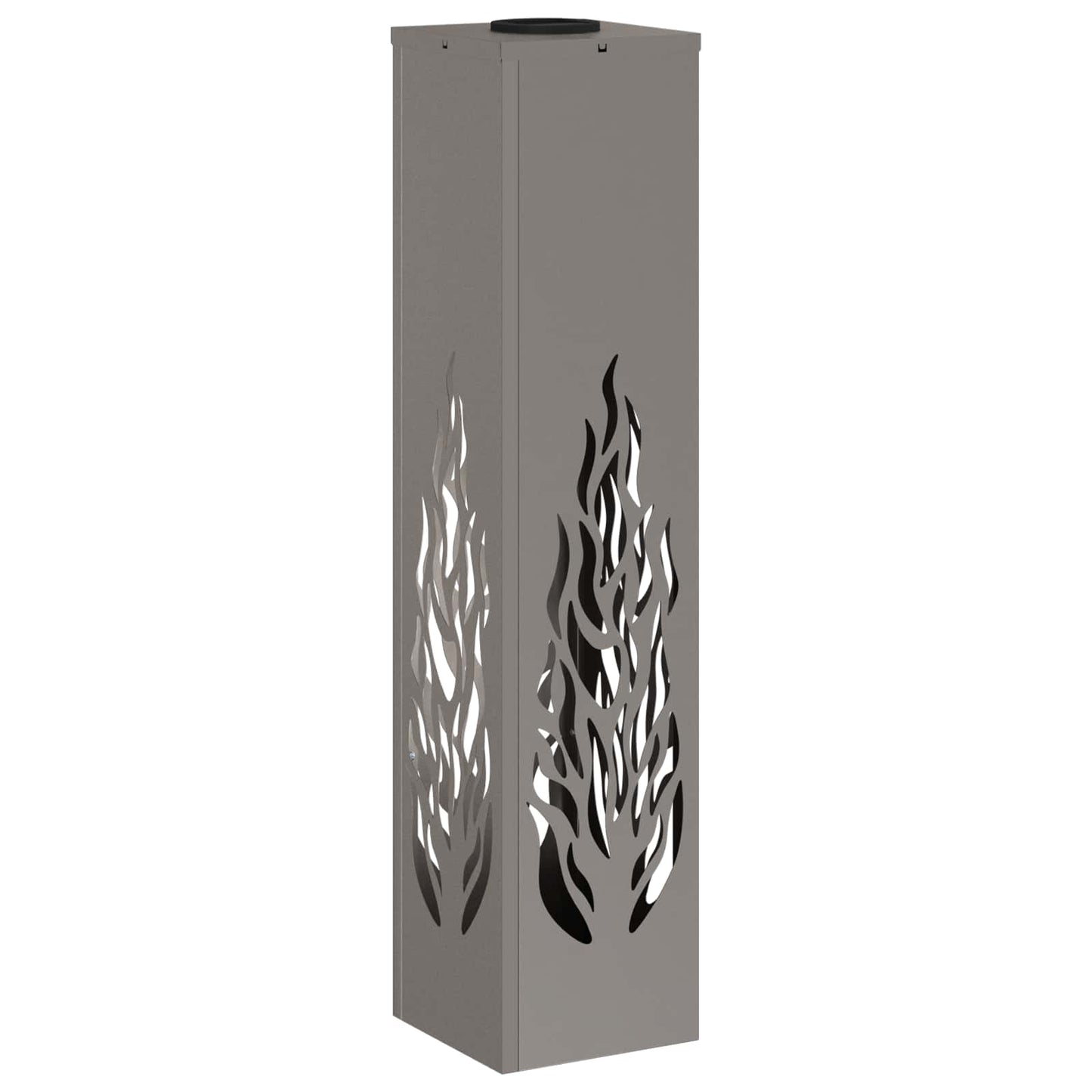 vidaXL Solar LED Pathway Light 2 pcs Rusty Weathering Steel