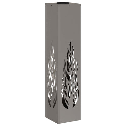 vidaXL Solar LED Pathway Light 2 pcs Rusty Weathering Steel