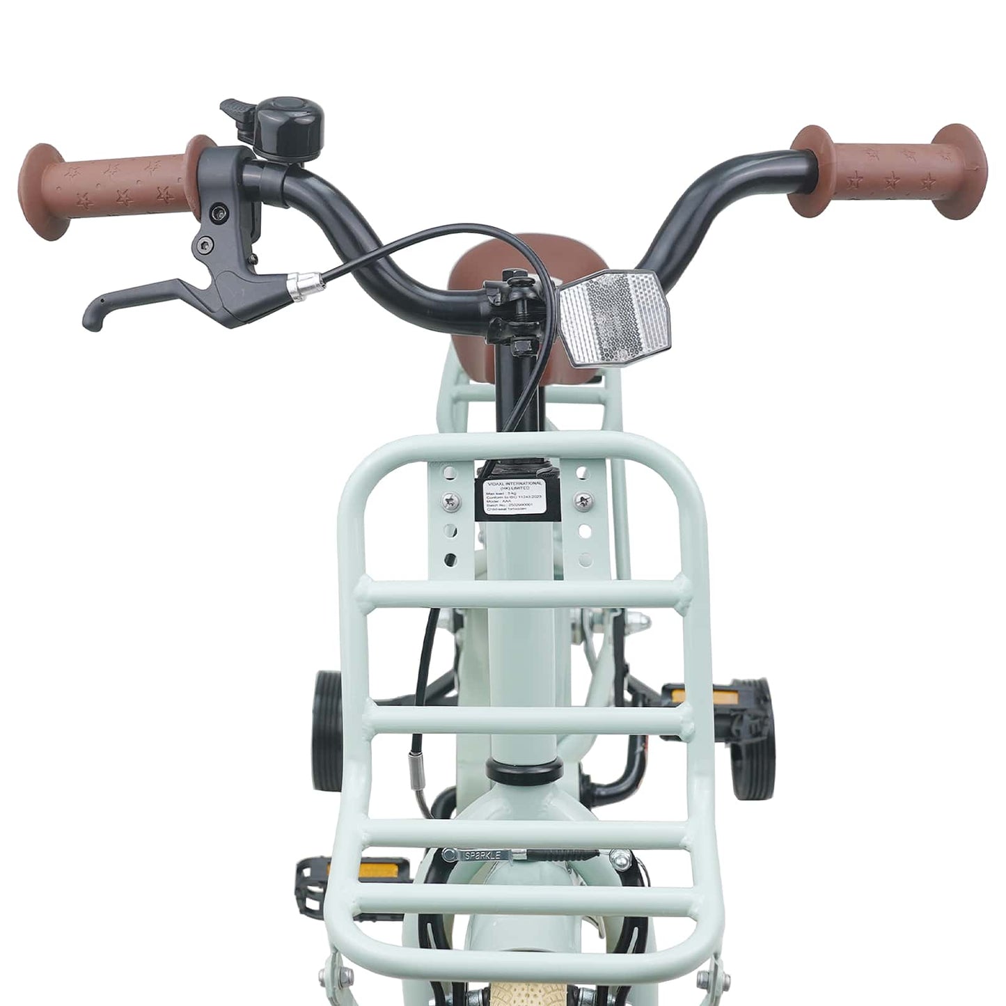 vidaXL Kids Bike 14 Inches for 3-5 Years Old Light Green