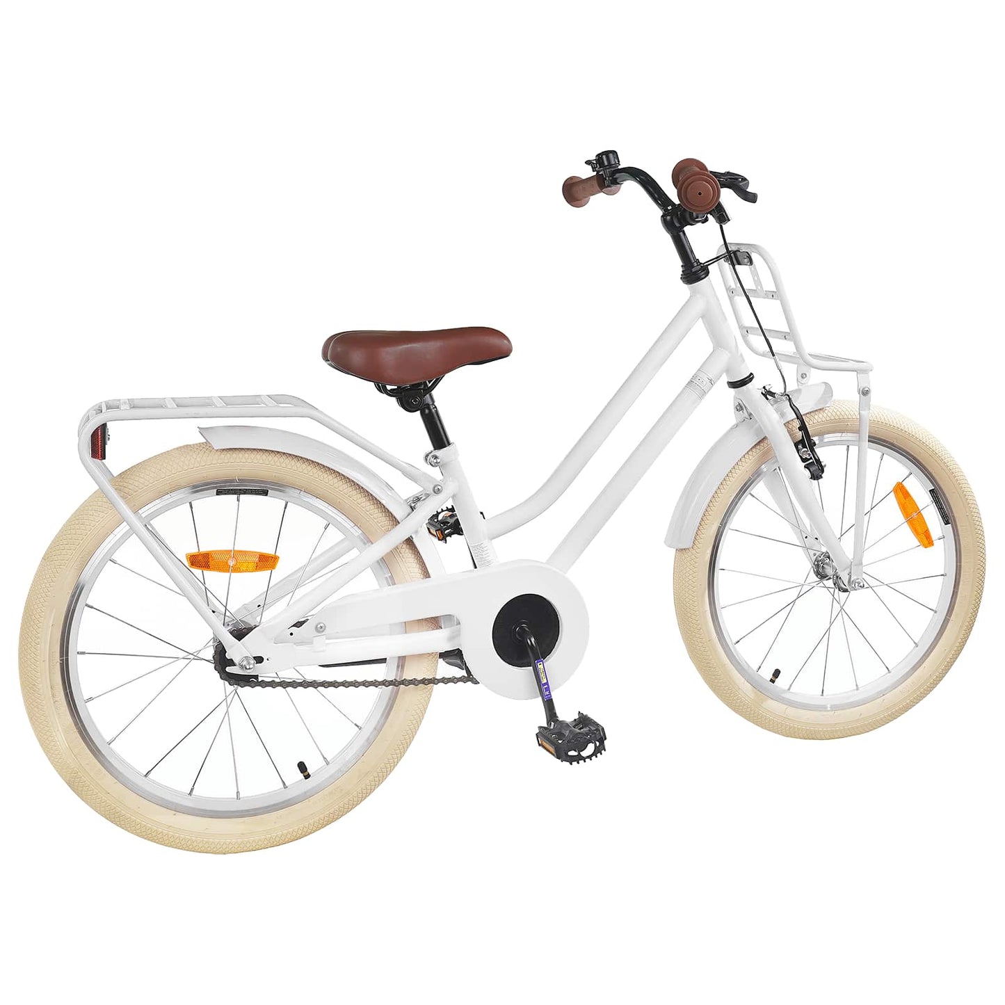 vidaXL Kids Bike 20 Inches for 6-11 Years Old White