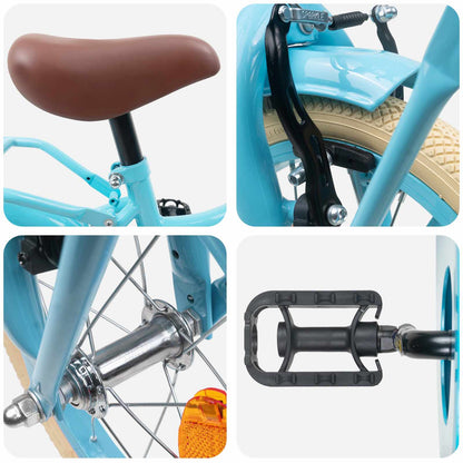 vidaXL Kids Bike 12 Inches for 2-4 Years Old Light Blue