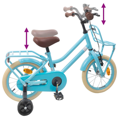vidaXL Kids Bike 12 Inches for 2-4 Years Old Light Blue