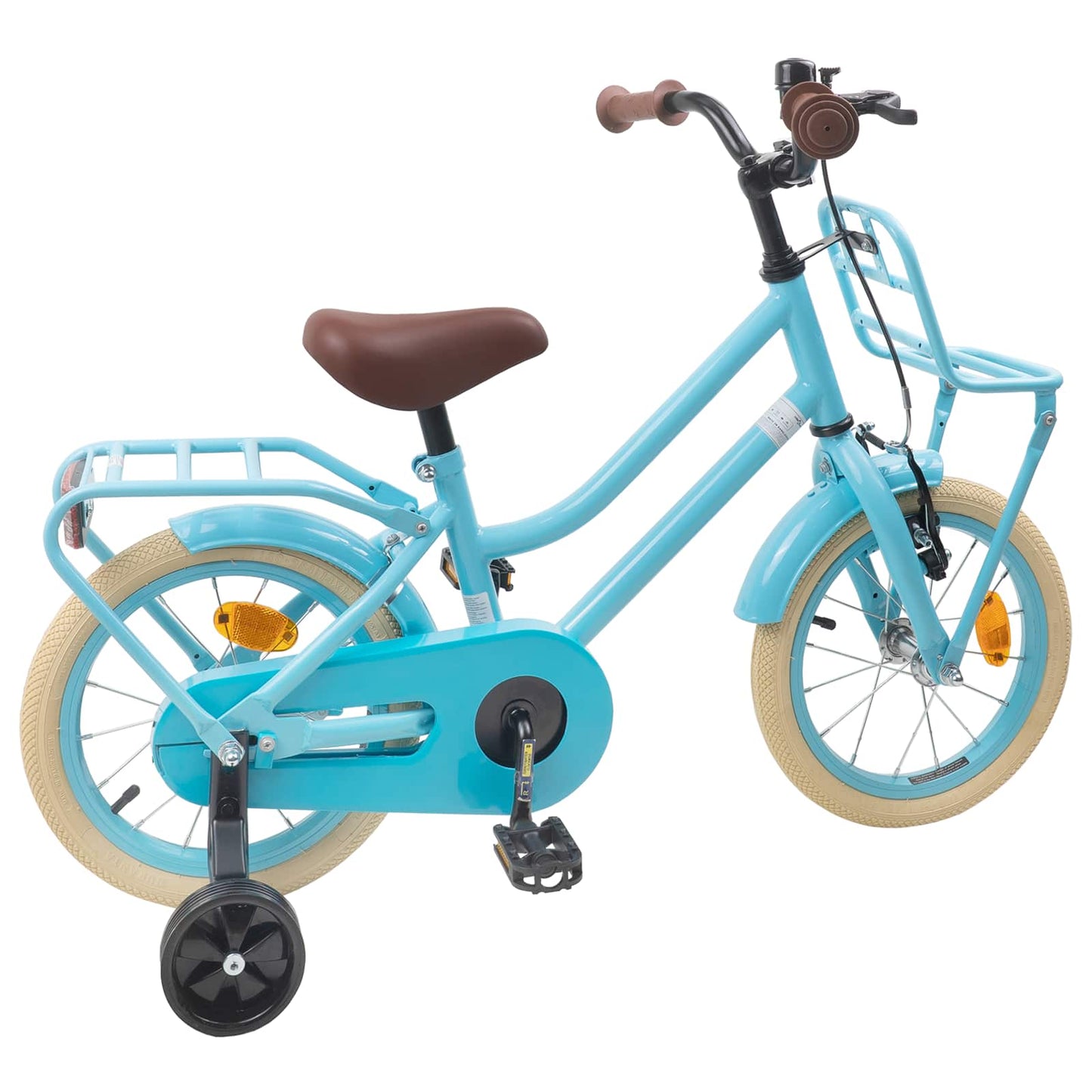 vidaXL Kids Bike 14 Inches for 3-5 Years Old Light Blue