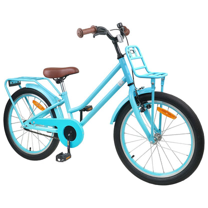 vidaXL Kids Bike 18 Inches for 5-7 Years Old Light Blue