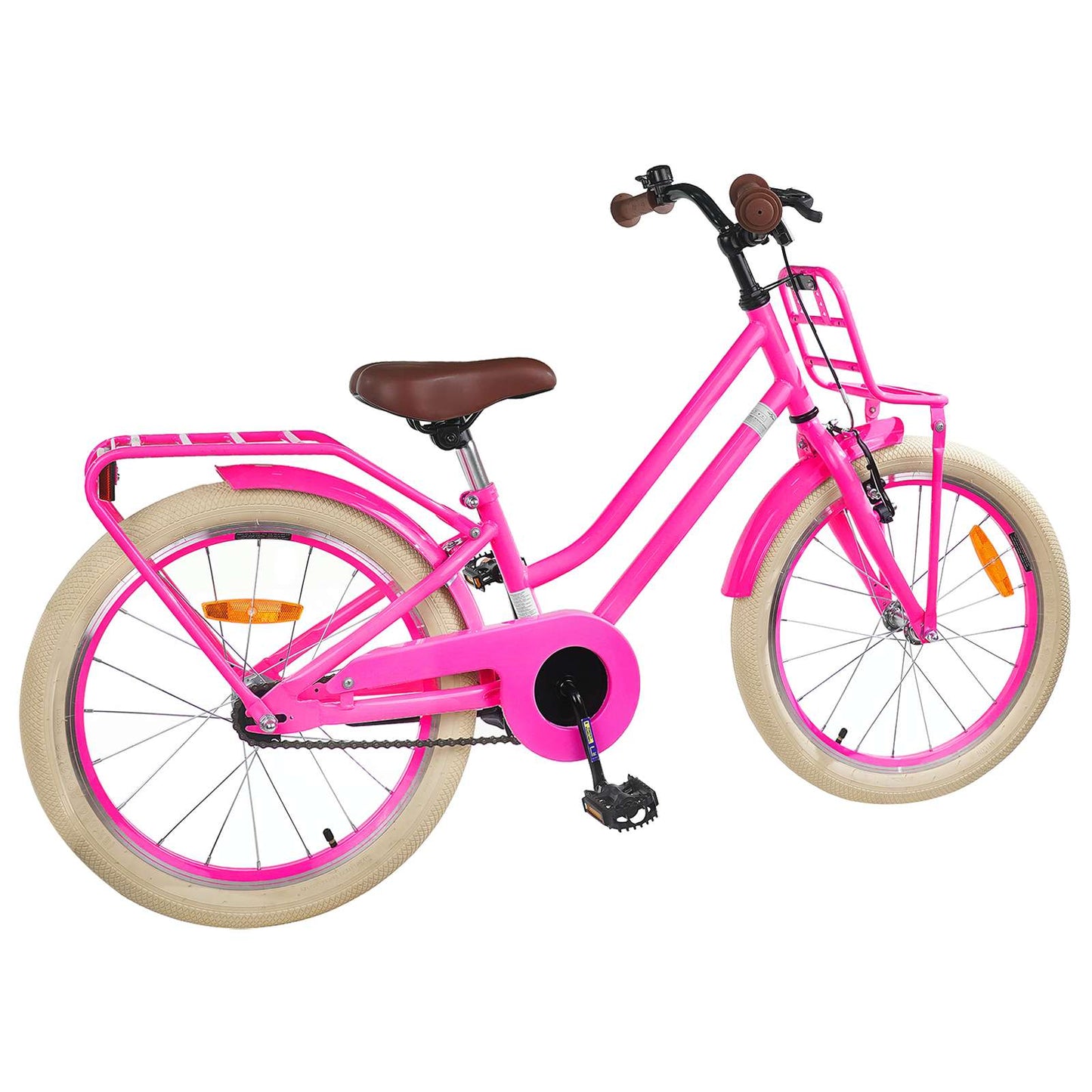 vidaXL Kids Bike 20 Inches for 6-11 Years Old Dark Pink