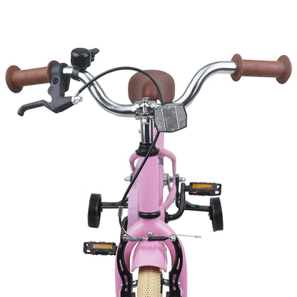 vidaXL Kids Bike 16 Inches for 4-6 Years Old Light Pink