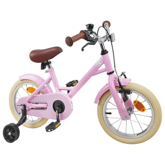 vidaXL Kids Bike 16 Inches for 4-6 Years Old Light Pink