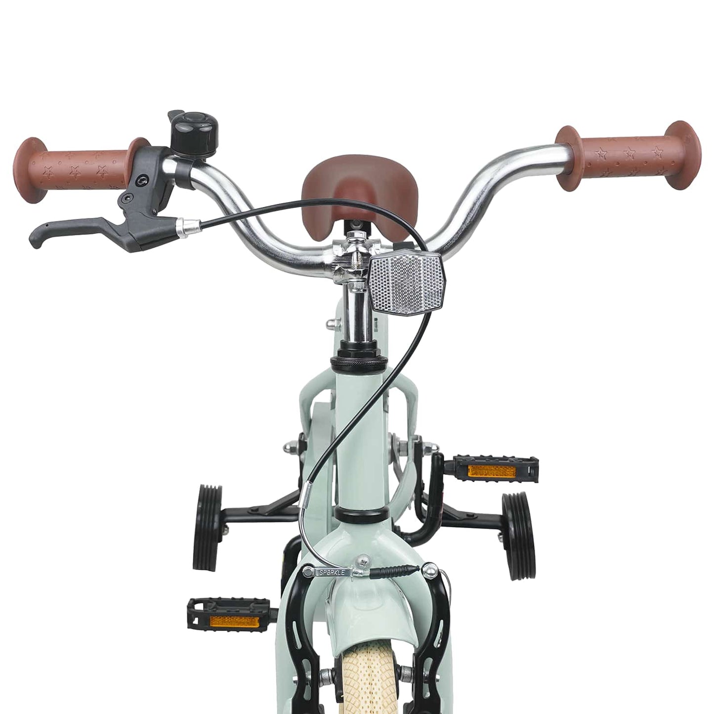 vidaXL Kids Bike 14 Inches for 3-5 Years Old Light Green
