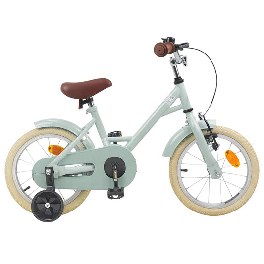 vidaXL Kids Bike 16 Inches for 4-6 Years Old Light Green