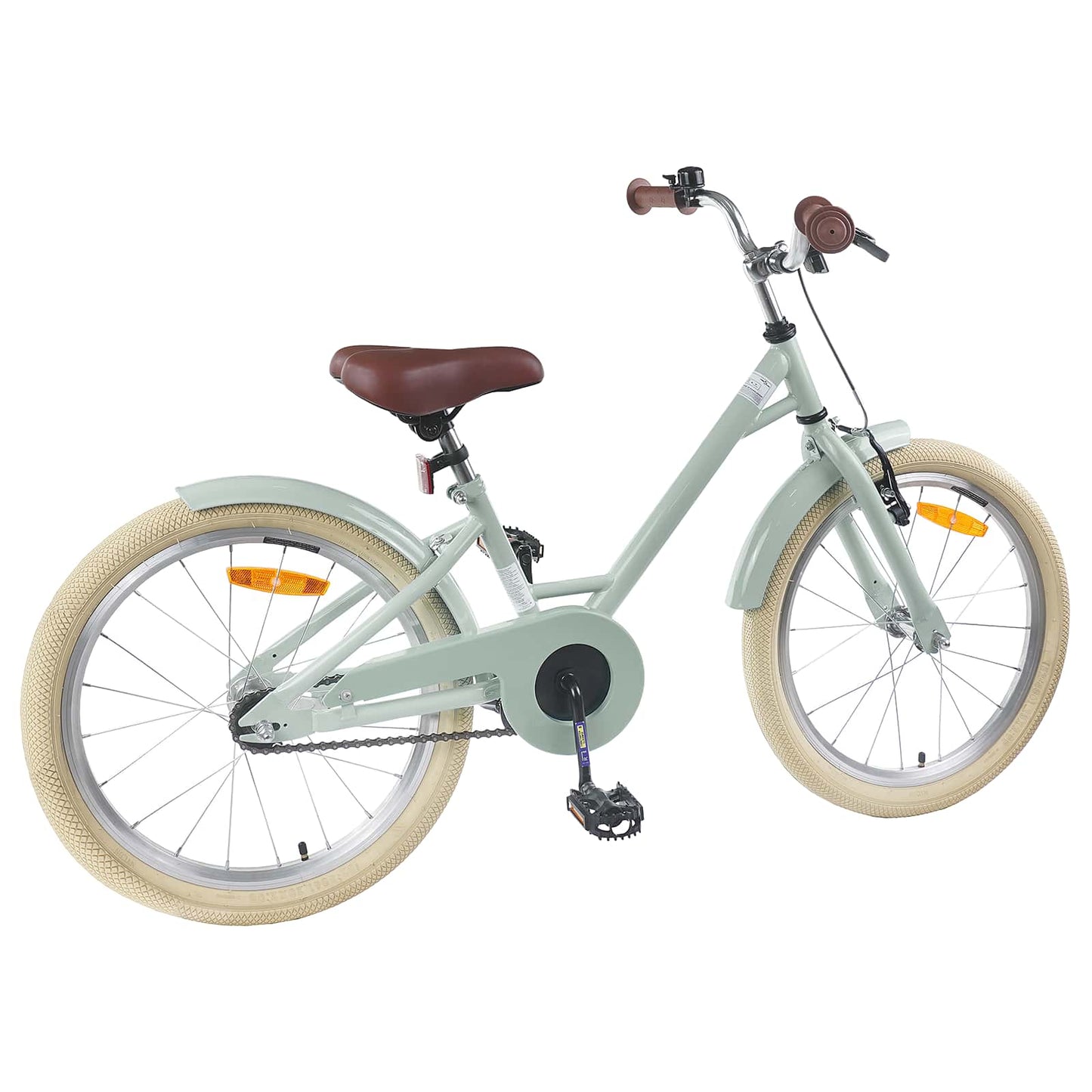 vidaXL Kids Bike 20 Inches for 6-11 Years Old Light Green