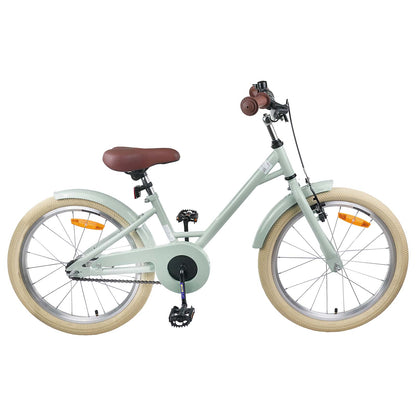vidaXL Kids Bike 20 Inches for 6-11 Years Old Light Green