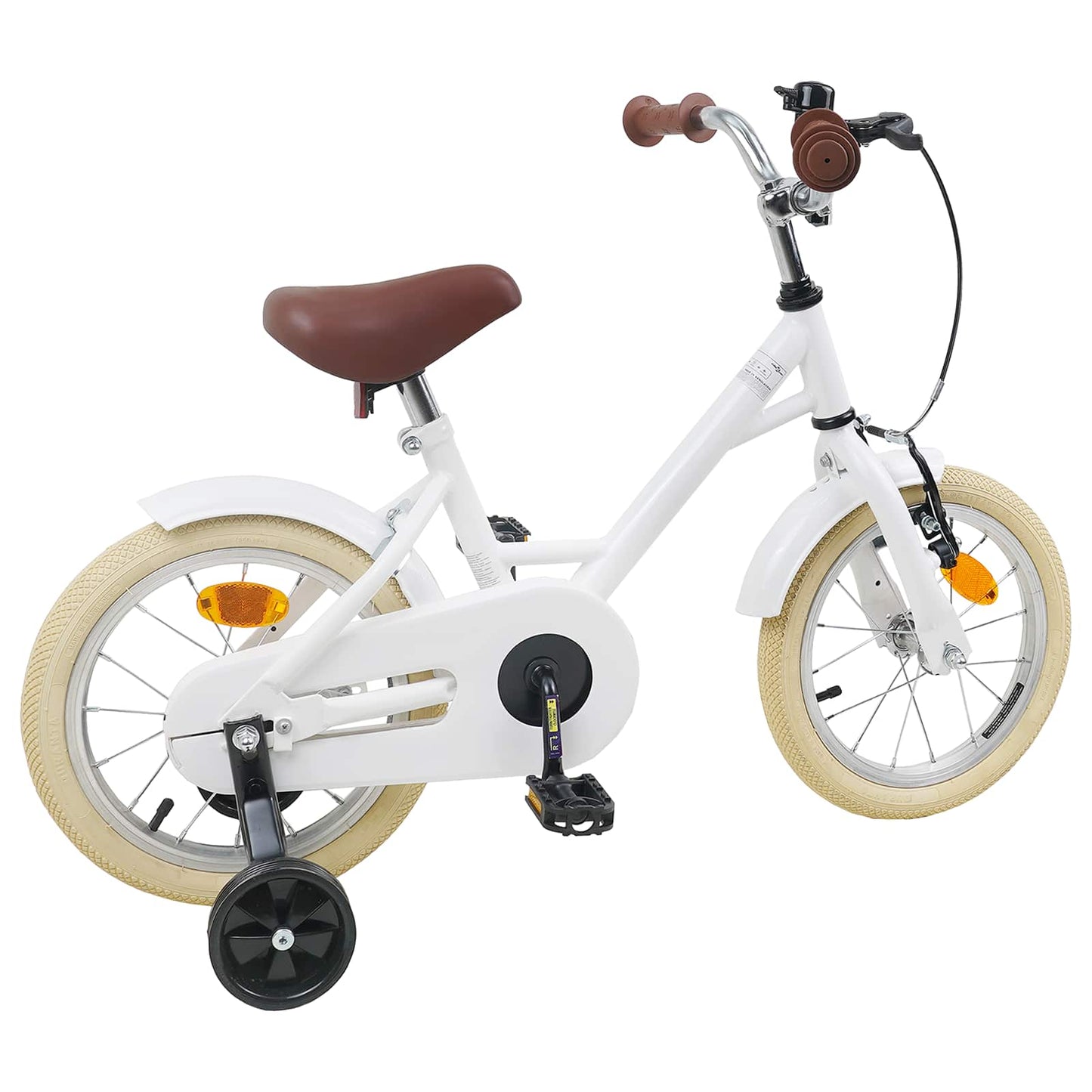 vidaXL Kids Bike 16 Inches for 4-6 Years Old White