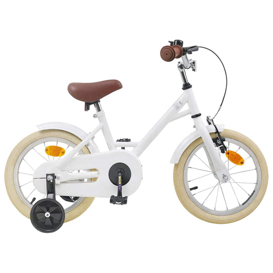 vidaXL Kids Bike 16 Inches for 4-6 Years Old White