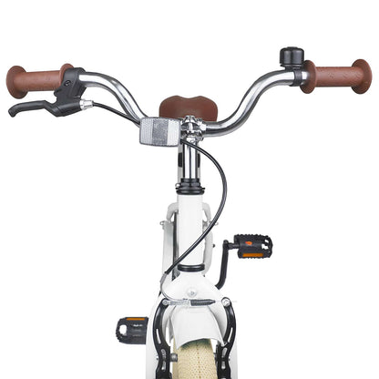 vidaXL Kids Bike 22 Inches for 7-12 Years Old White
