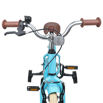 vidaXL Kids Bike 14 Inches for 3-5 Years Old Light Blue