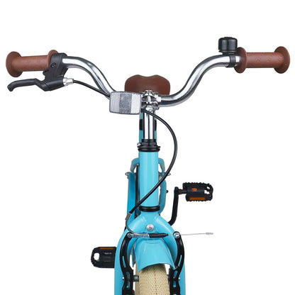 vidaXL Kids Bike 22 Inches for 7-12 Years Old Light Blue