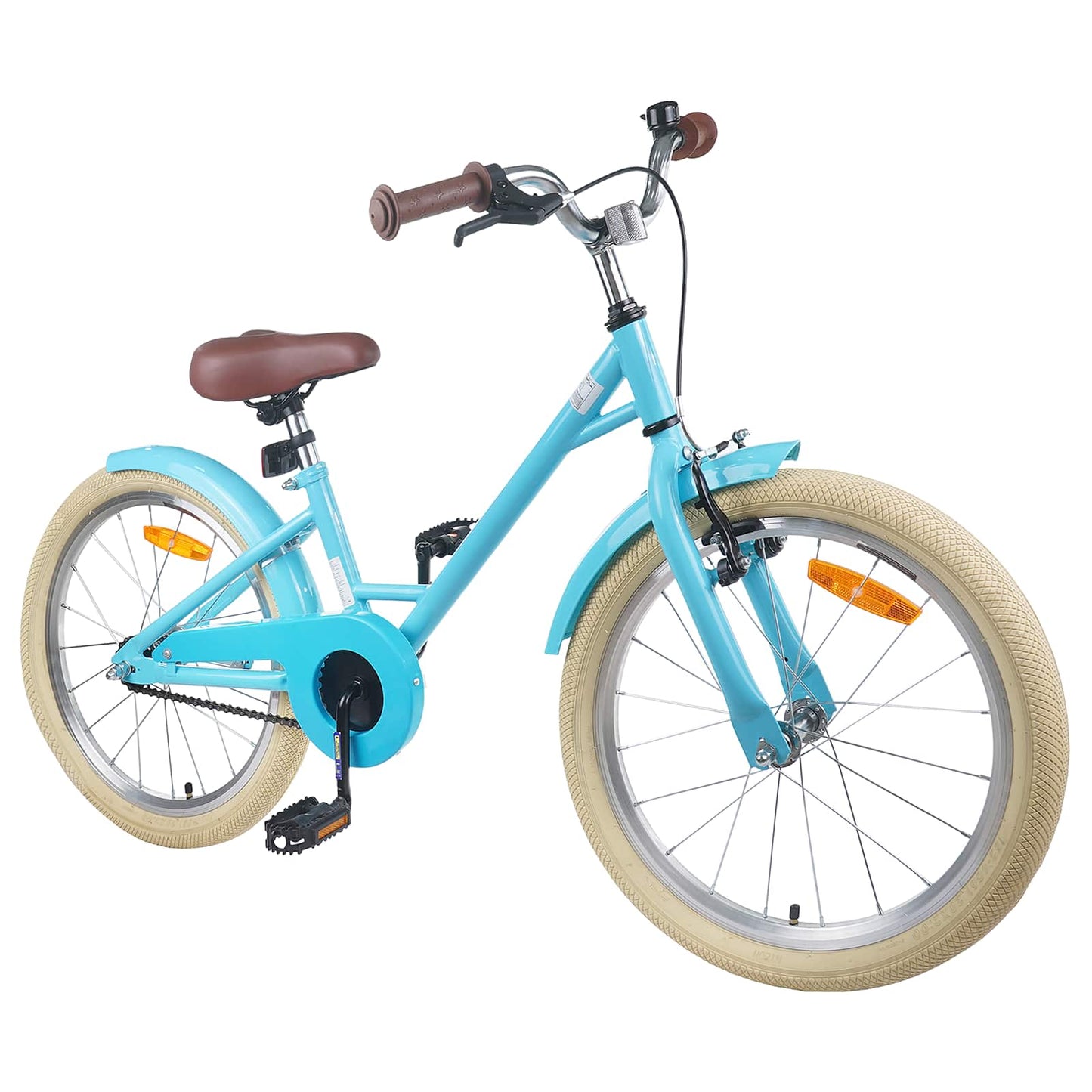 vidaXL Kids Bike 22 Inches for 7-12 Years Old Light Blue