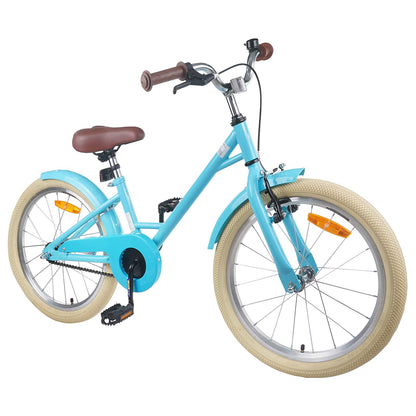 vidaXL Kids Bike 22 Inches for 7-12 Years Old Light Blue