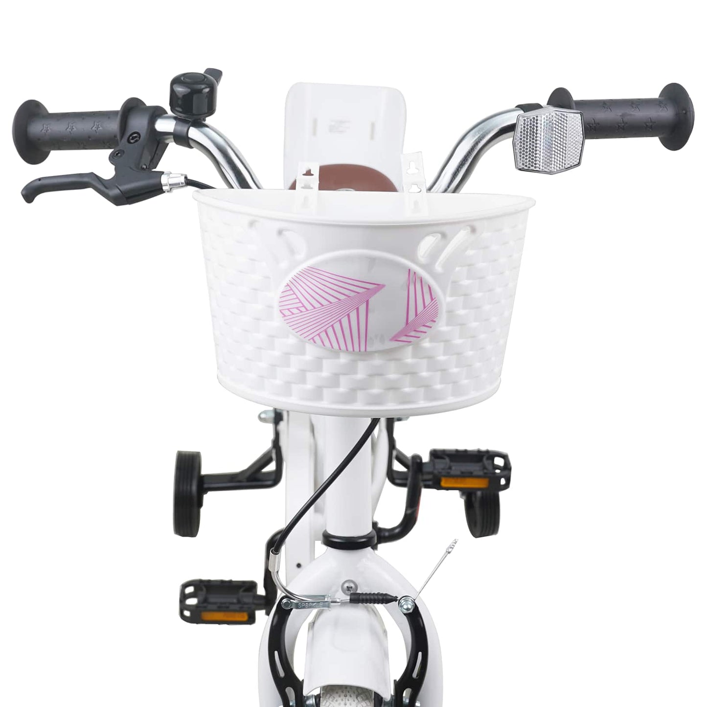 vidaXL Kids Bike 12 Inches for 2-4 Years Old White