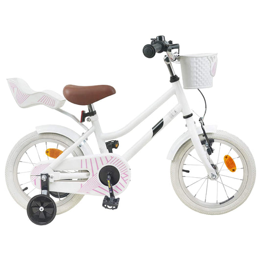 vidaXL Kids Bike 16 Inches for 4-6 Years Old White