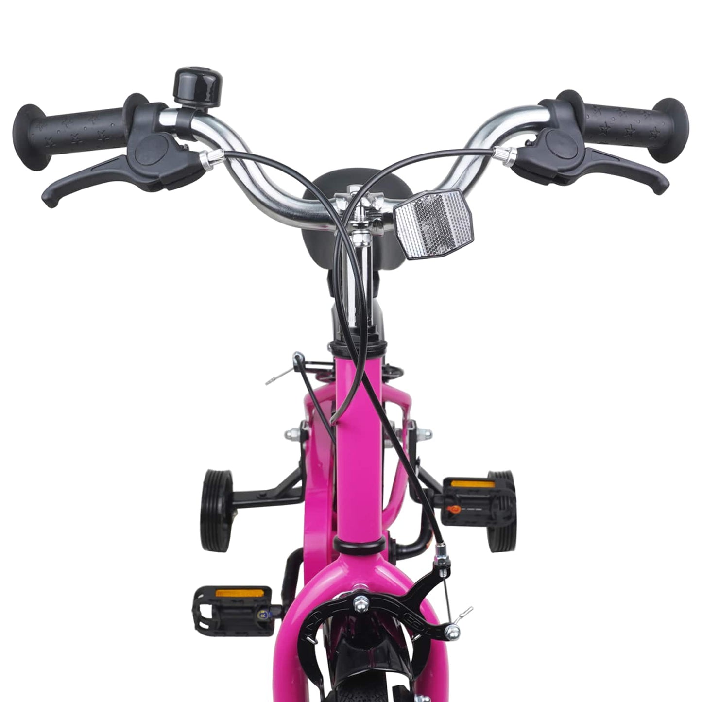 vidaXL Kids Bike 16 Inches for 4-6 Years Old Pink Black