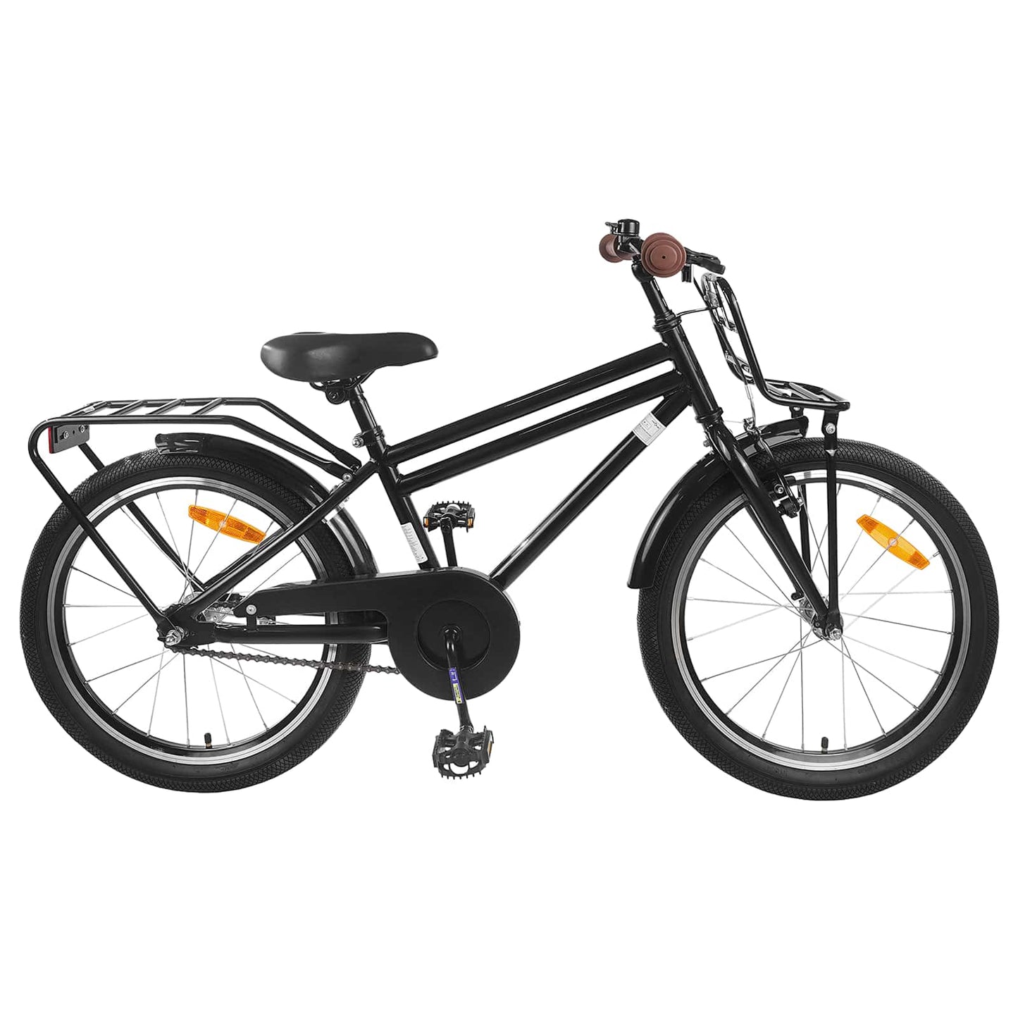 vidaXL Kids Bike 20 Inches for 6-11 Years Old Black