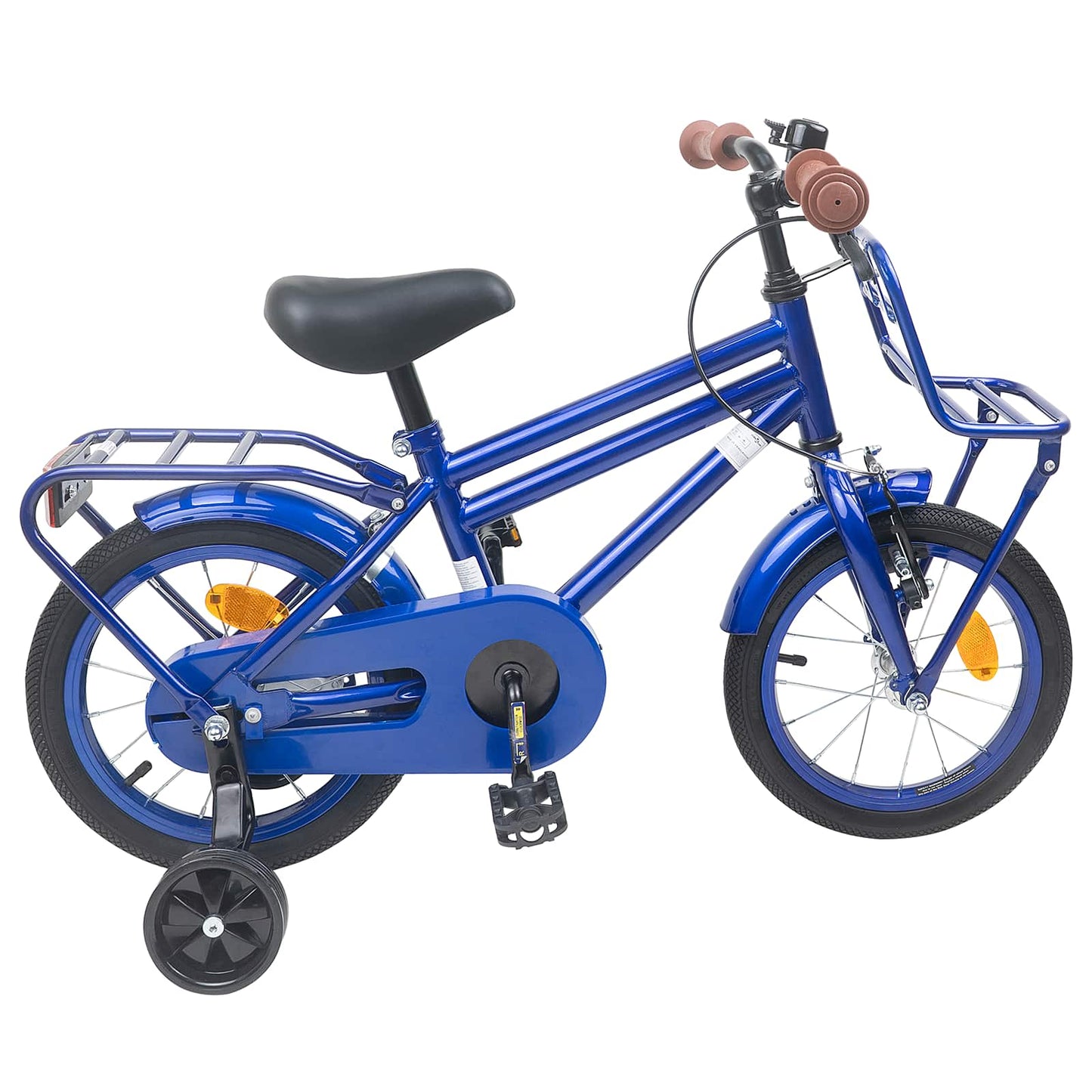 vidaXL Kids Bike 12 Inches for 2-4 Years Old Dark Blue