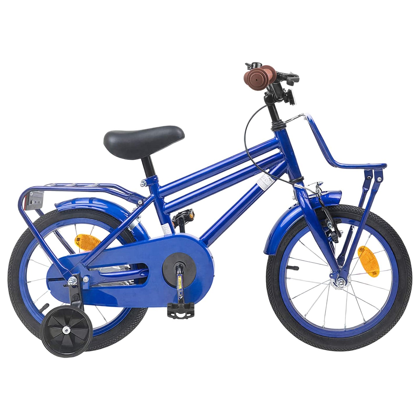 vidaXL Kids Bike 14 Inches for 3-5 Years Old Dark Blue