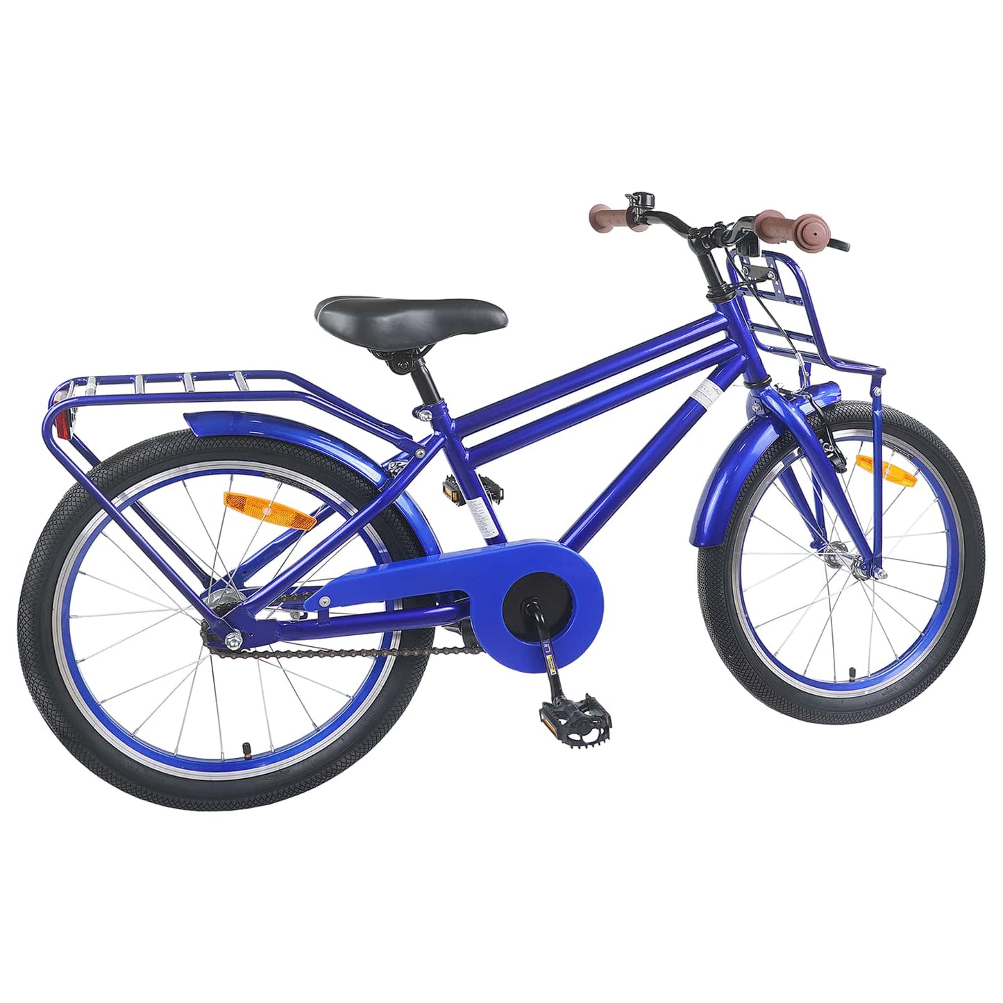 vidaXL Kids Bike 18 Inches for 5-7 Years Old Dark Blue