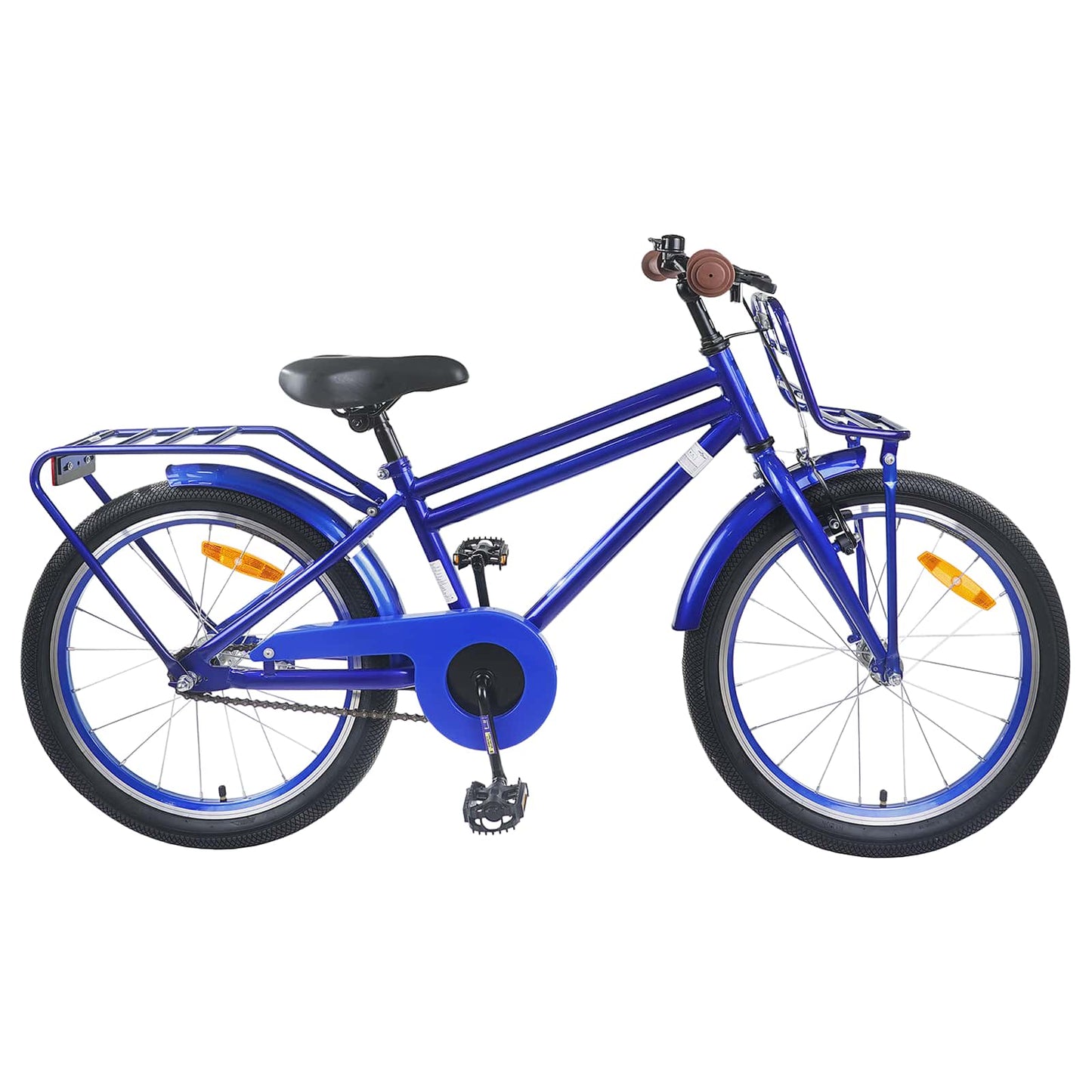 vidaXL Kids Bike 22 Inches for 7-12 Years Old Dark Blue