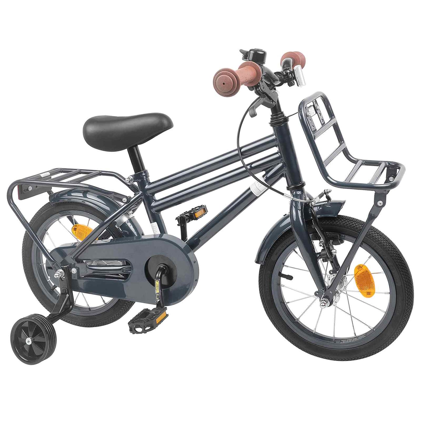 vidaXL Kids Bike 16 Inches for 4-6 Years Old Dark Grey