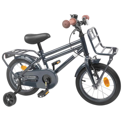 vidaXL Kids Bike 16 Inches for 4-6 Years Old Dark Grey