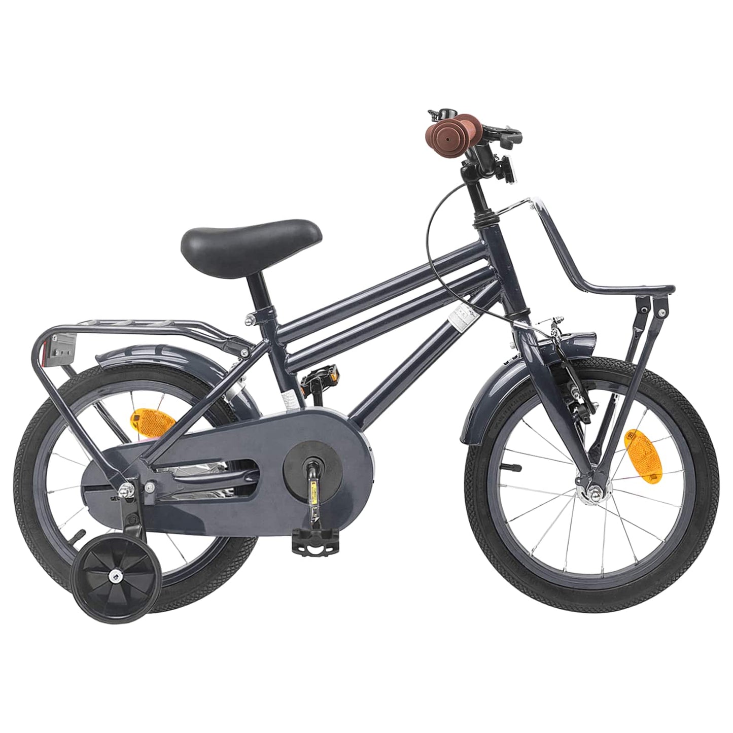 vidaXL Kids Bike 16 Inches for 4-6 Years Old Dark Grey