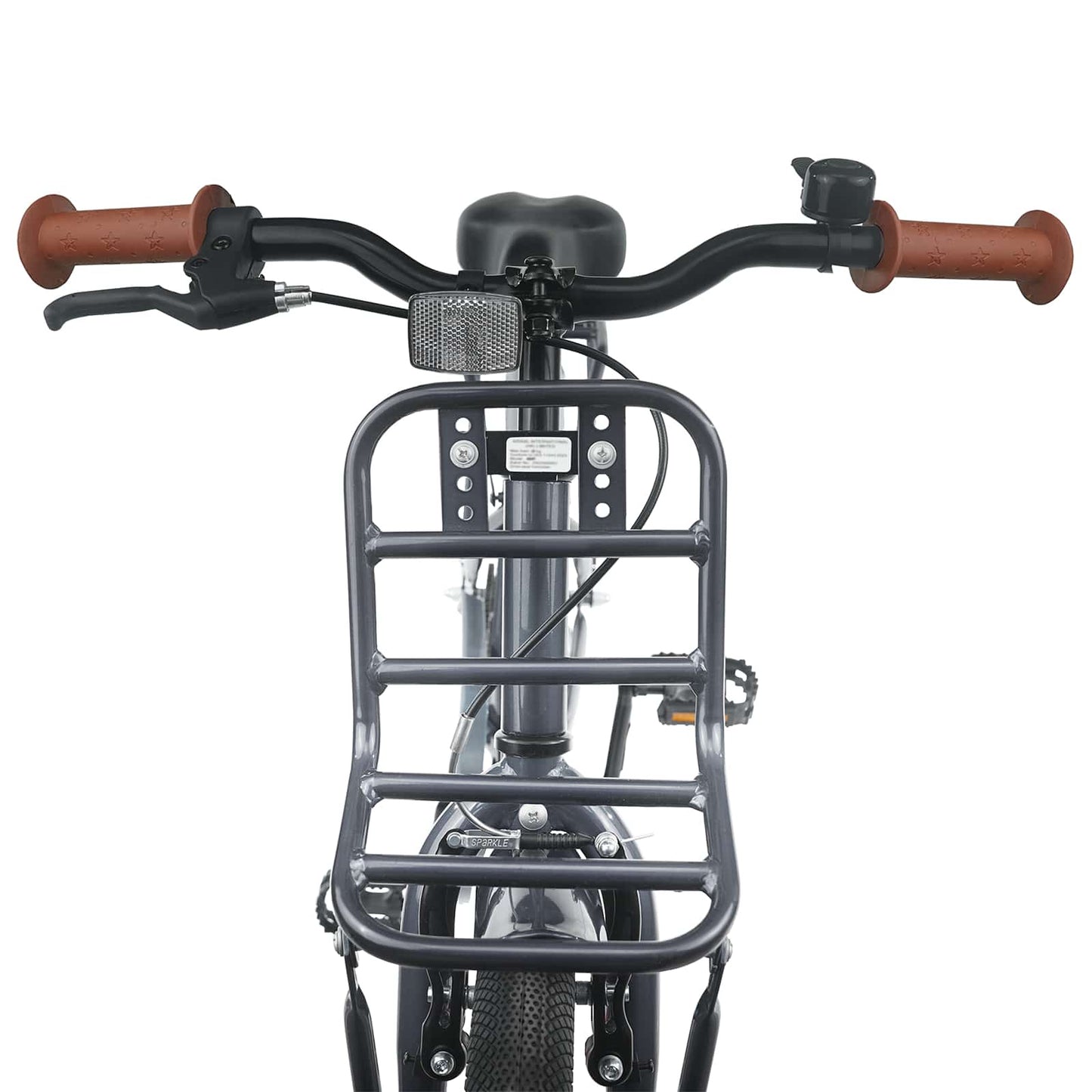 vidaXL Kids Bike 18 Inches for 5-7 Years Old Dark Grey