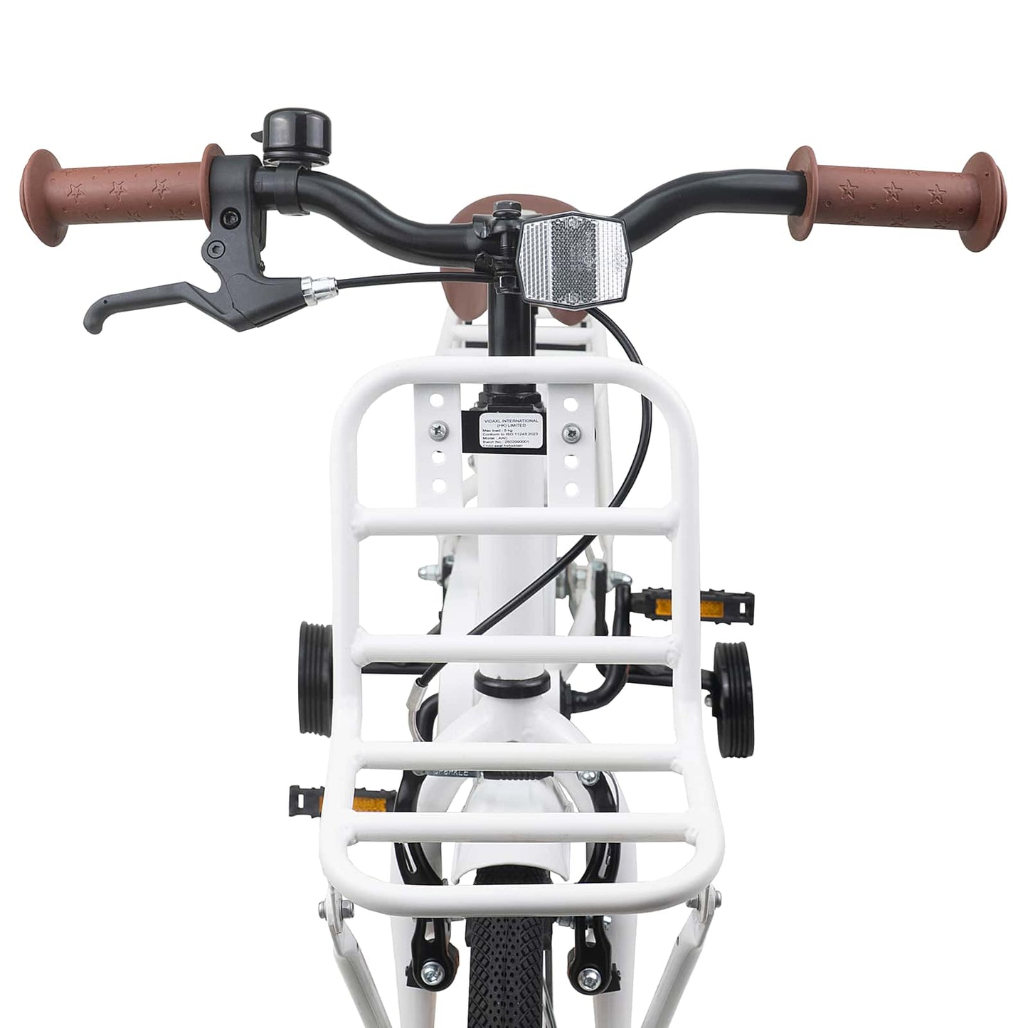 vidaXL Kids Bike 12 Inches for 2-4 Years Old White